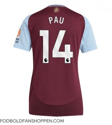 Aston Villa Pau Torres #14 Hjemmebanetrøje Dame 2024-25 Kortærmet